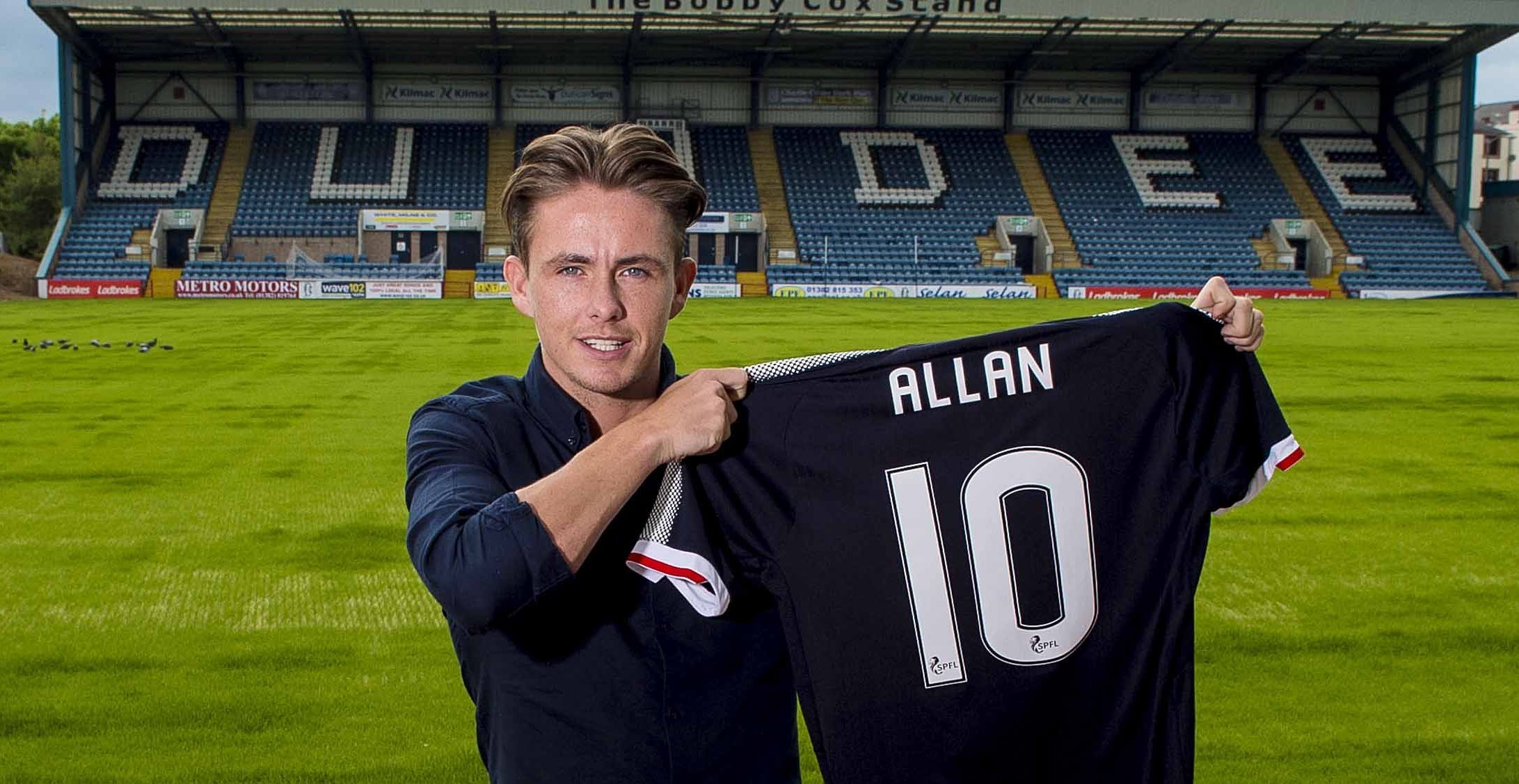 New Dundee signing Scott Allan.