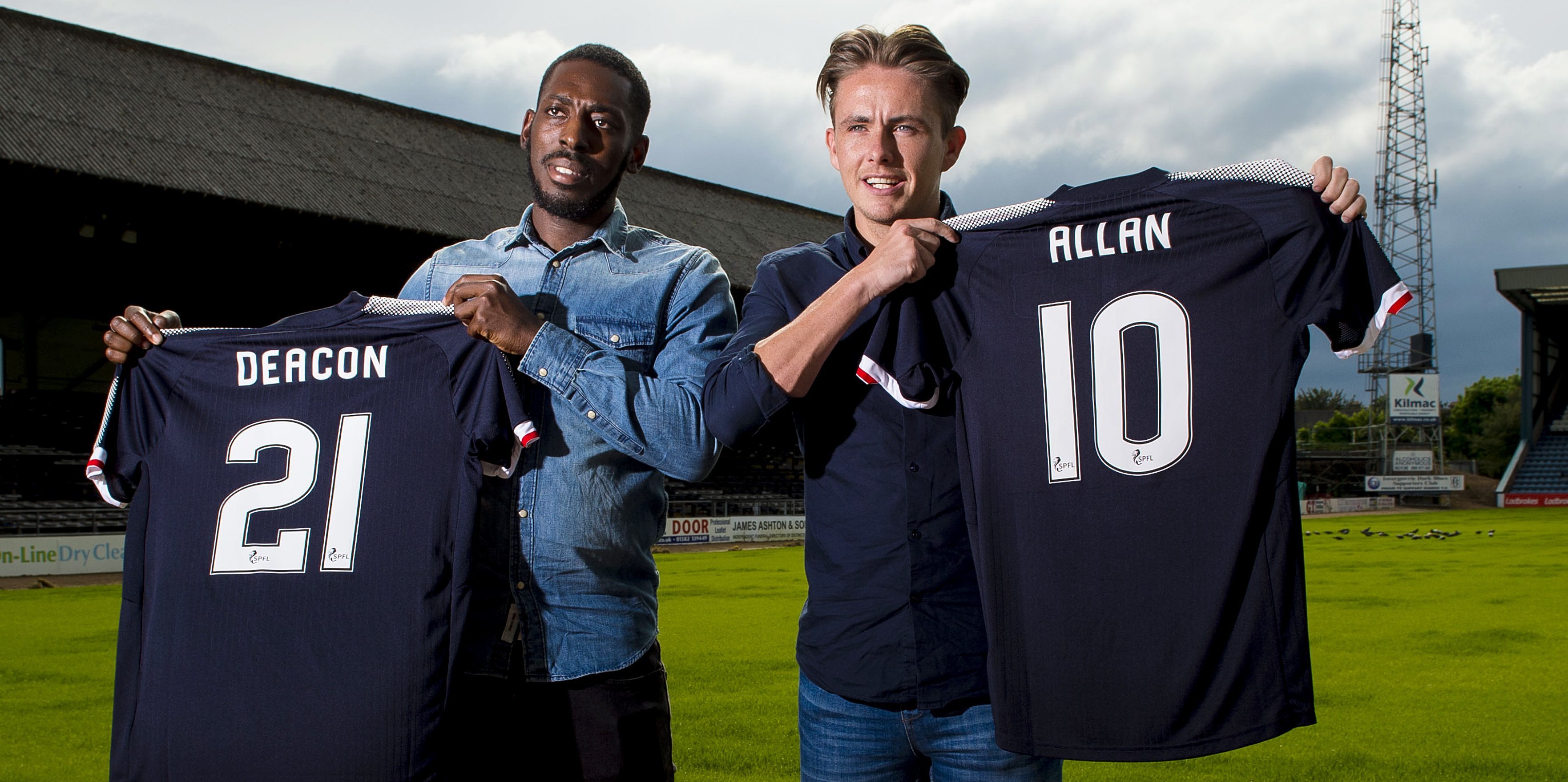 Roarie Deacon and Scott Allan will make their first Dens Park appearances against Bolton.