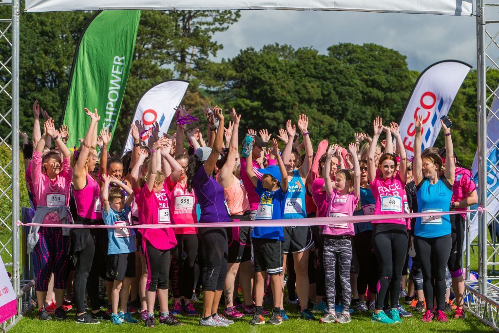 Race For Life in Kirkcaldy.