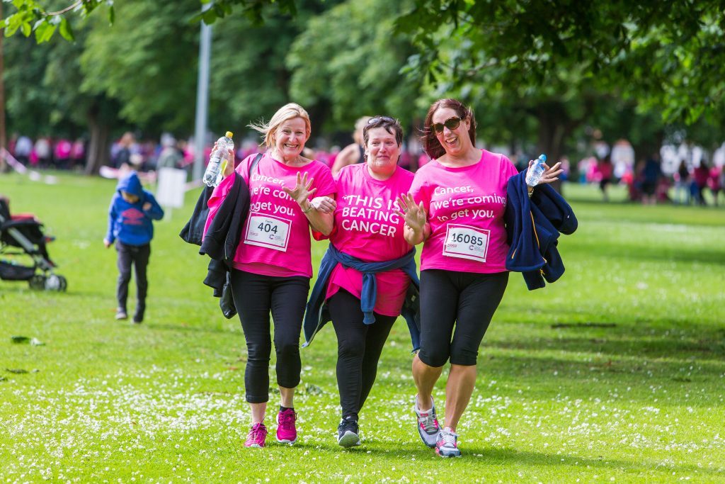 Race For Life in Kirkcaldy.