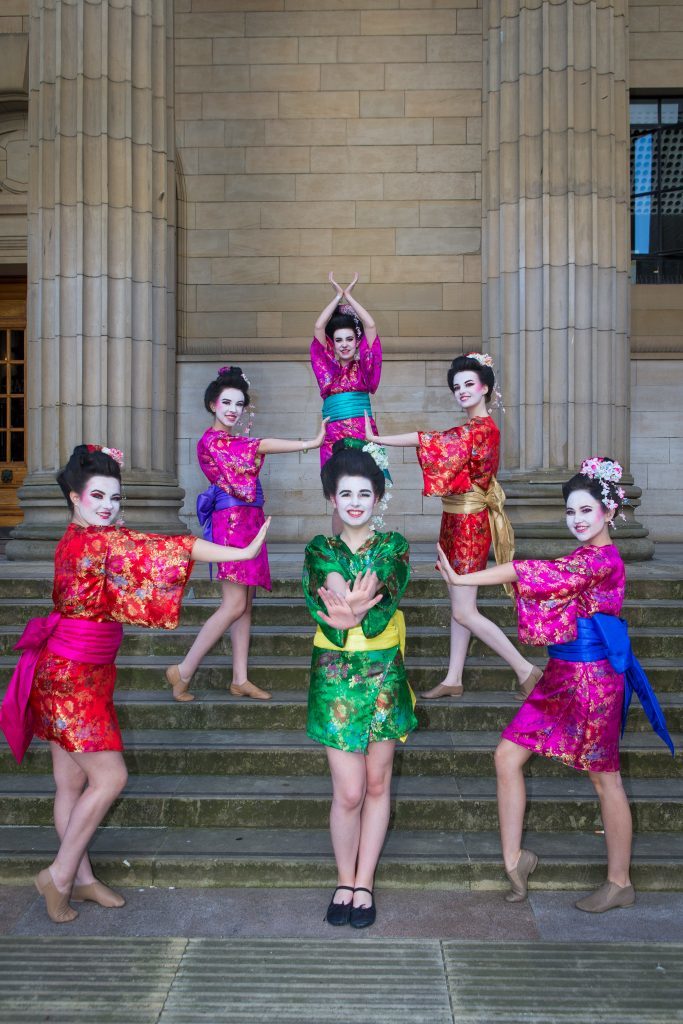 Geisha Girls from Fraserburgh Academy.