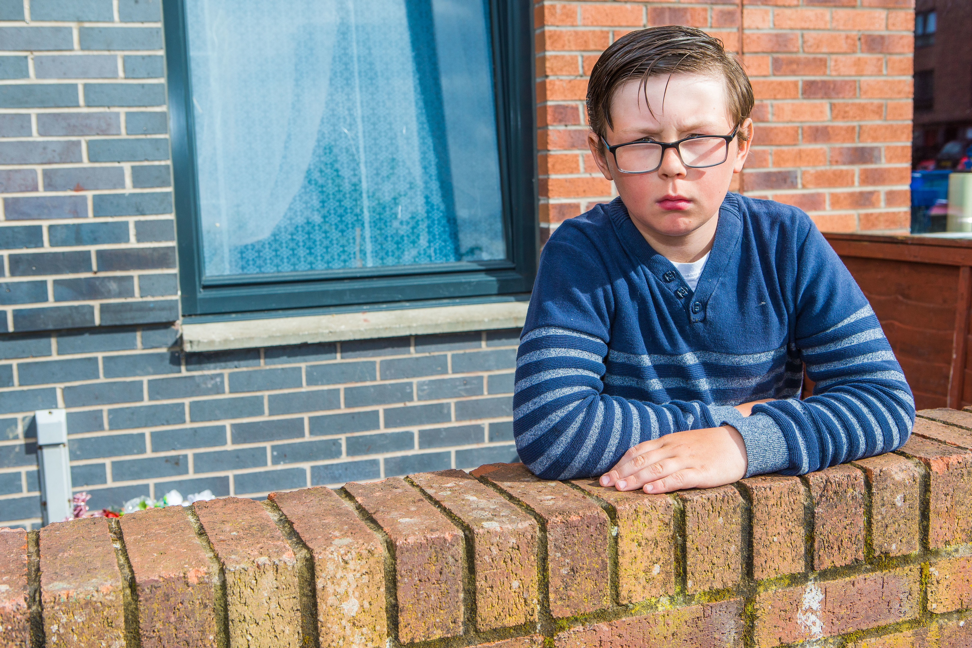 Tom Cox (11) from Dundee now without his bike which was stolen from right beneath his mums bedroom window even when mum Michelle disturbed the thief.