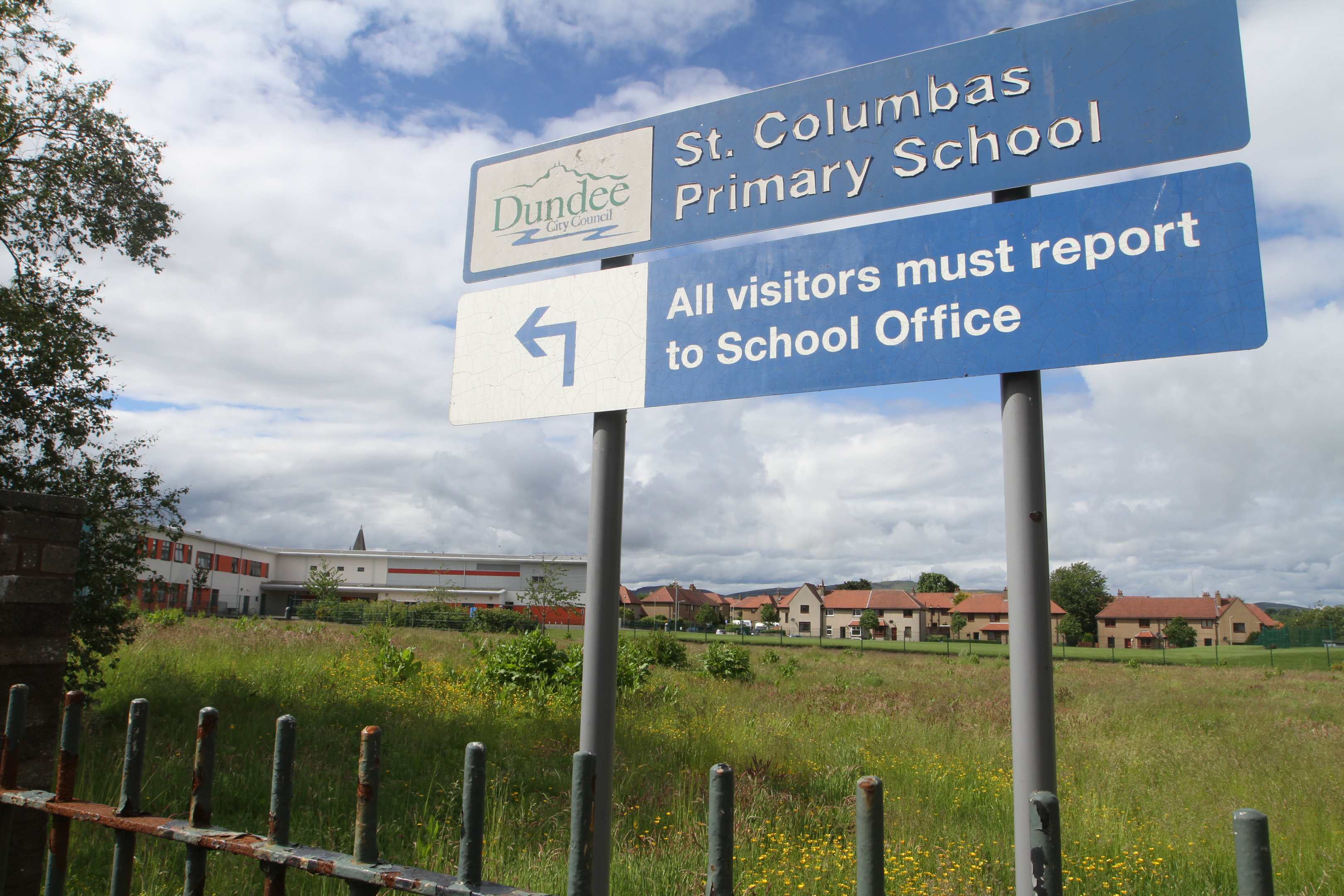 The former  St Columbas Primary School site could be used for housing.