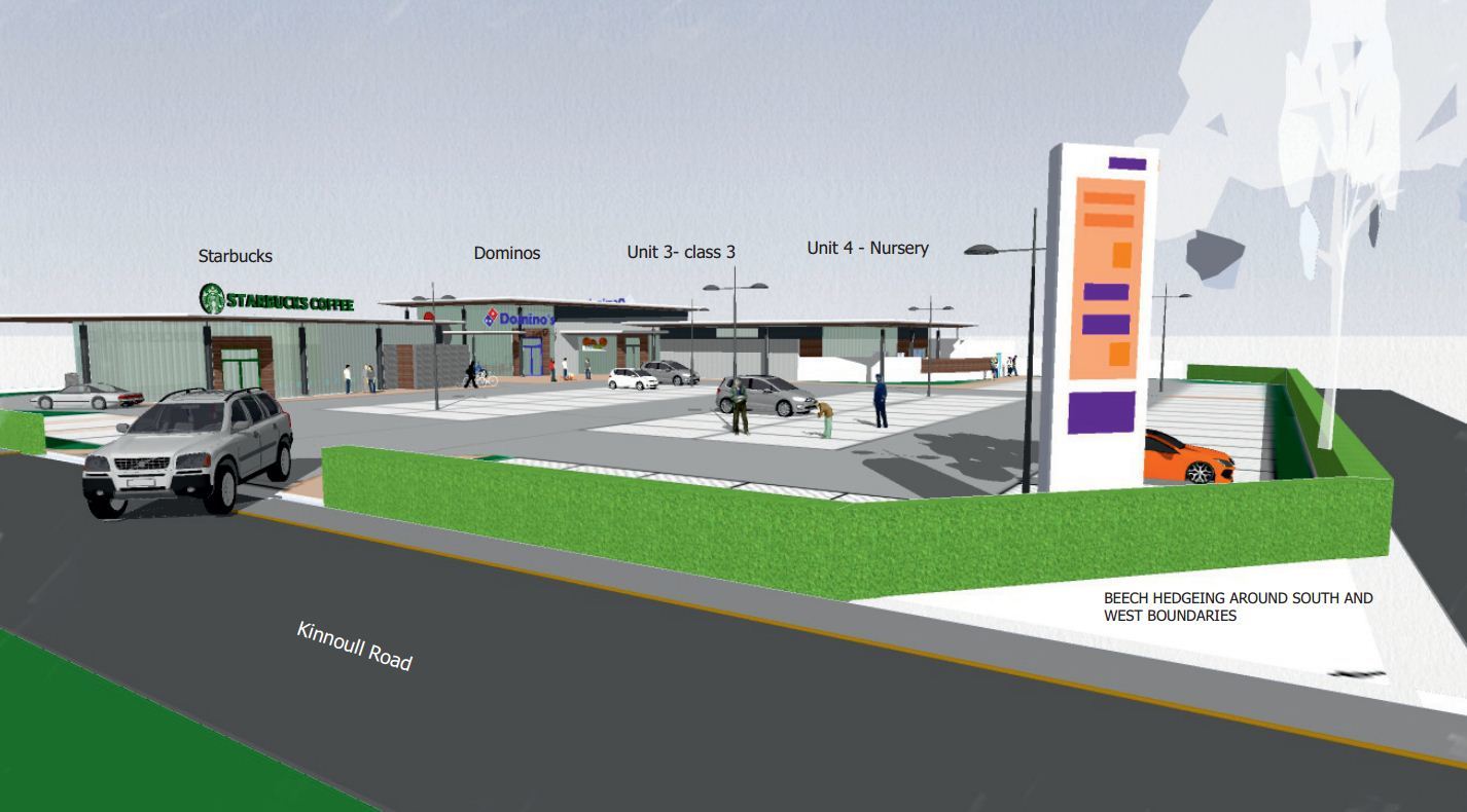 The proposed Dunsinane Industrial Estate development.