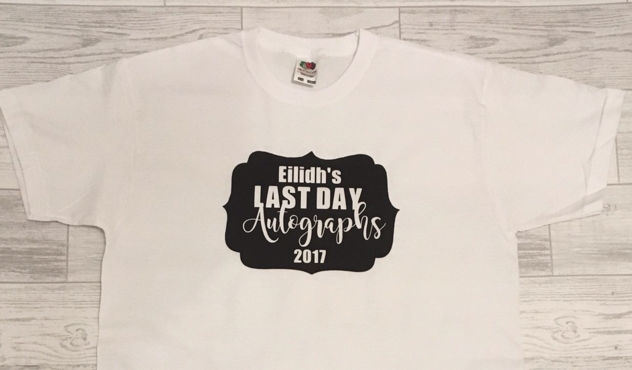 Last Day Autograph t-shirt