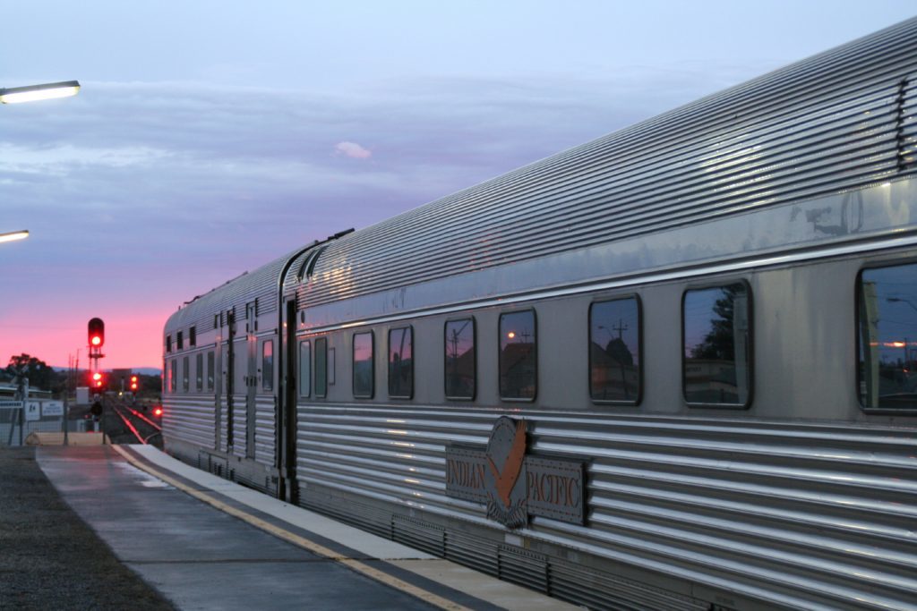 The majestic Indian Pacific.