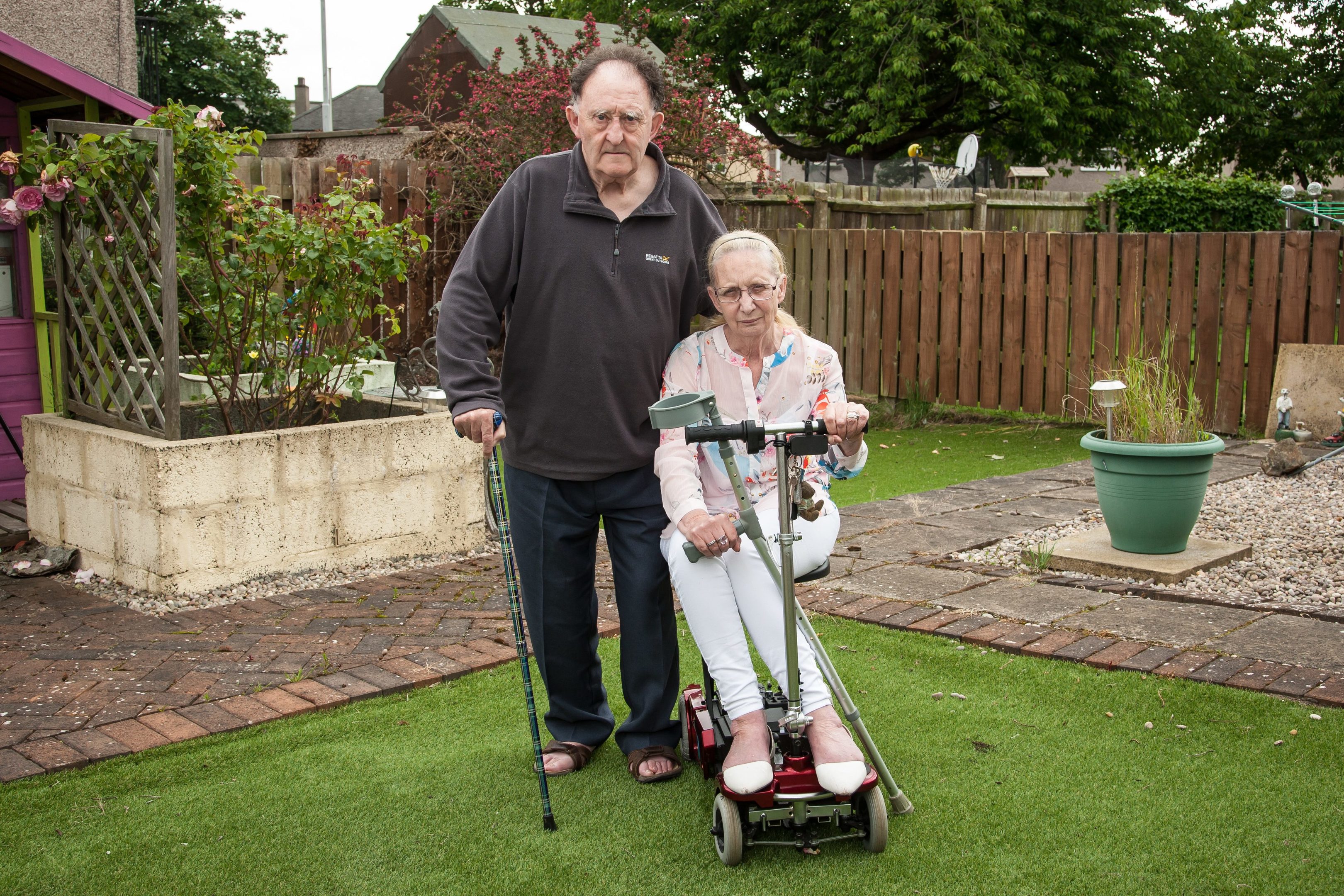 Stewart and Elizabeth Taylor were incorrectly told wheelchair users could not sail from the Port of Rosyth