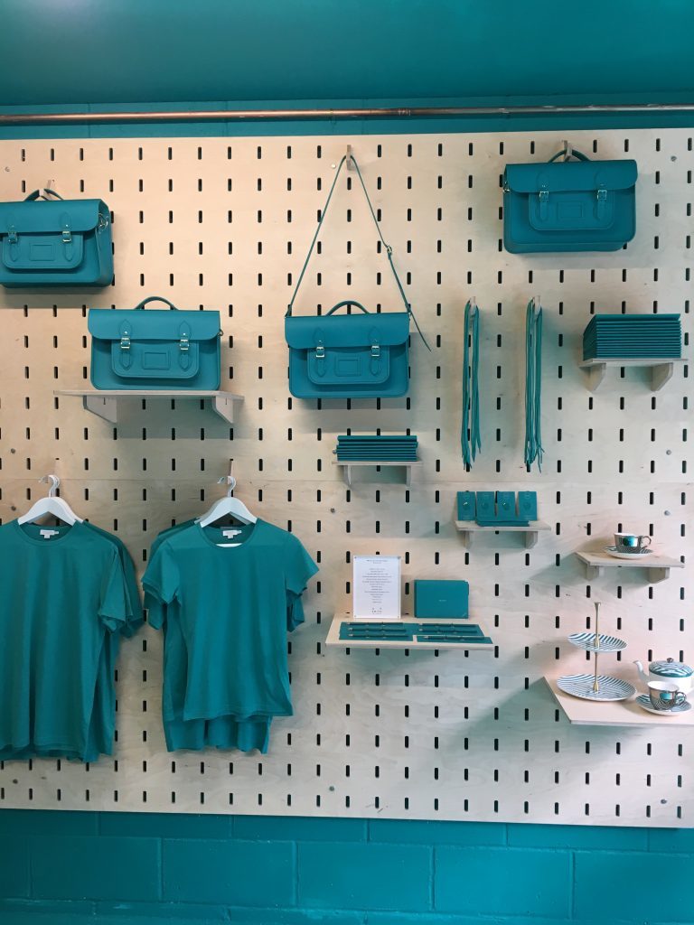 A pop-up shop filled with goods in Marrs Green, the world's favourite colour.