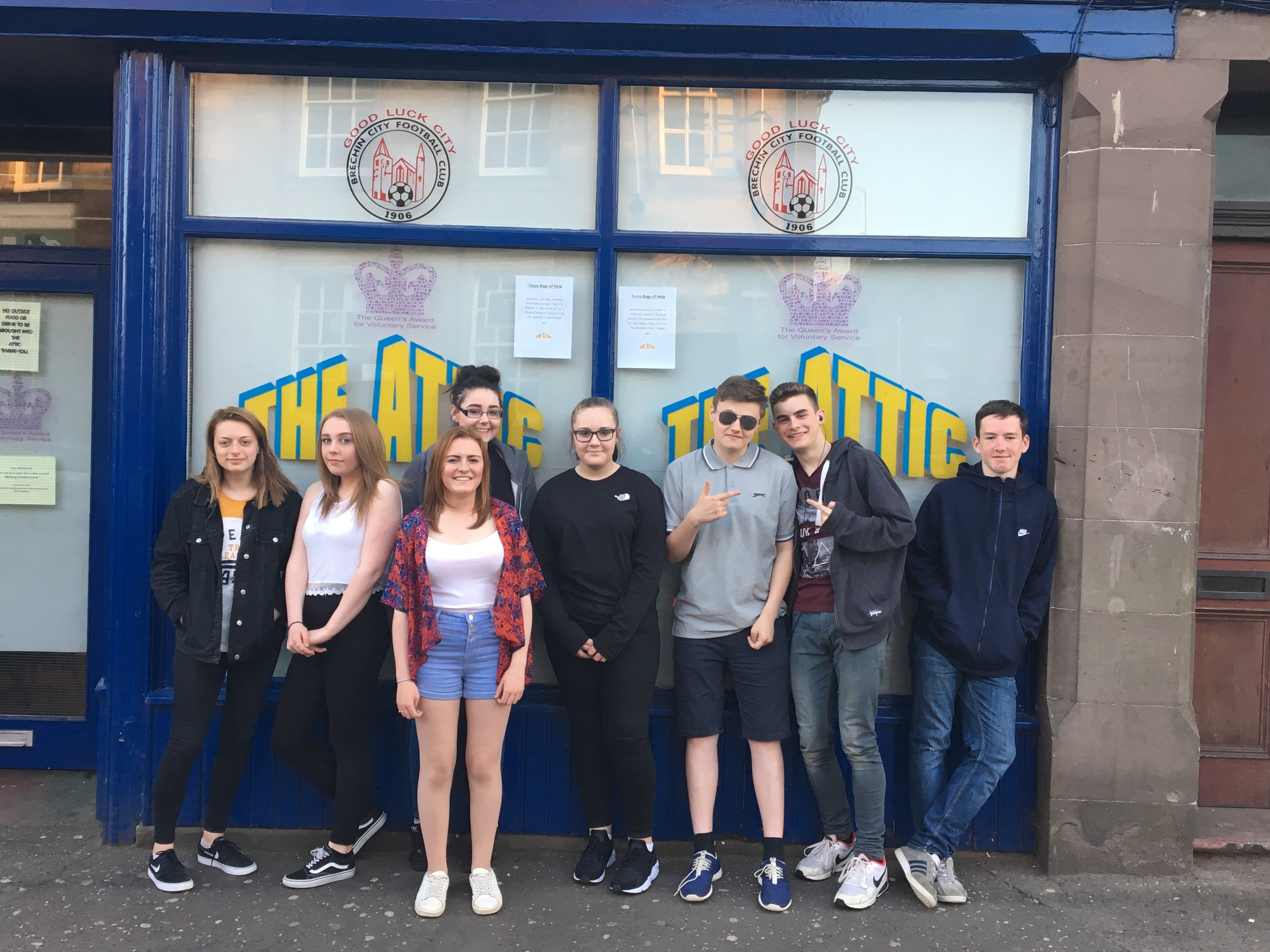 Youngsters from the Attic in Brechin are among those who will benefit.