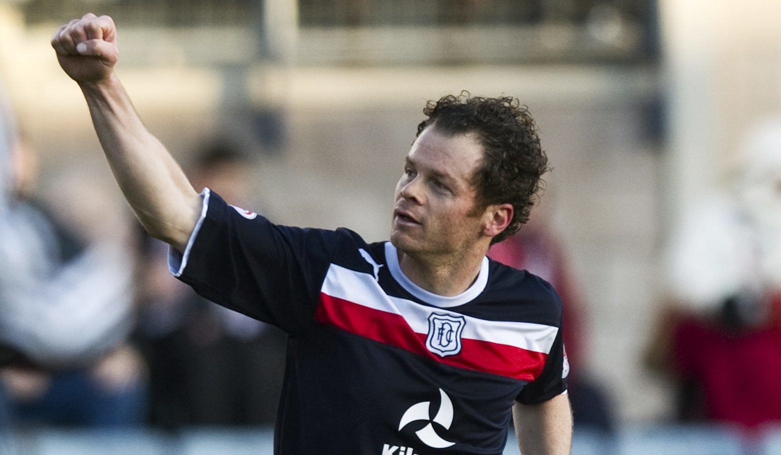 Matt Lockwood appearing for Dundee in 2012.