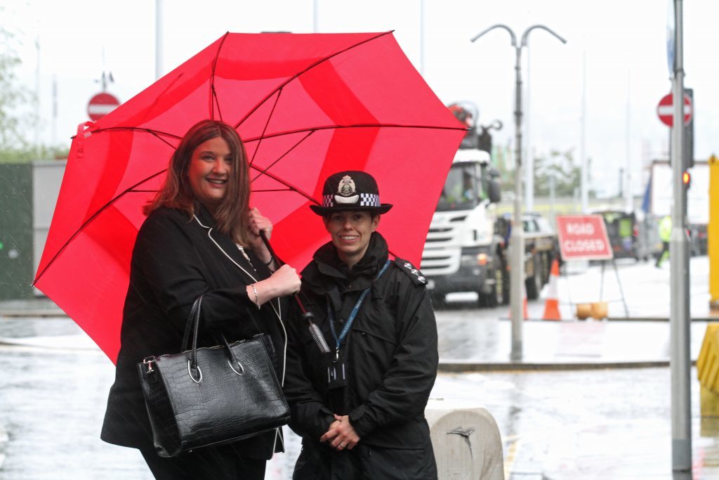 Chief Inspector Nicola Russell, Dundee's Local Policing Area Commander, and Dundee City Council's City Centre Manager Sarah Craig.