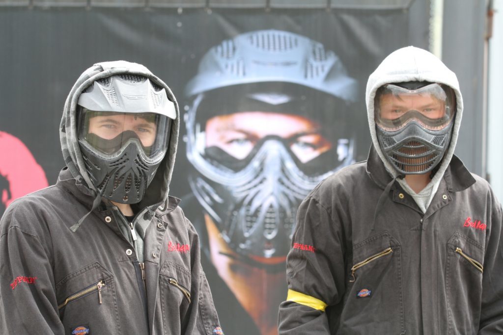 You've got to be tough to play paintball (at least, that's what these players reckon).