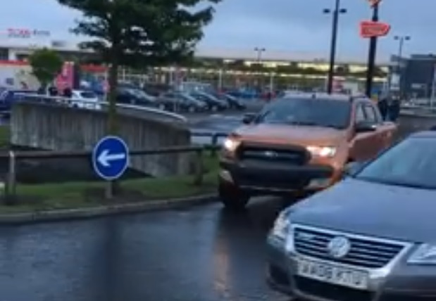 It's alleged McGuinness went the wrong way round the roundabout.