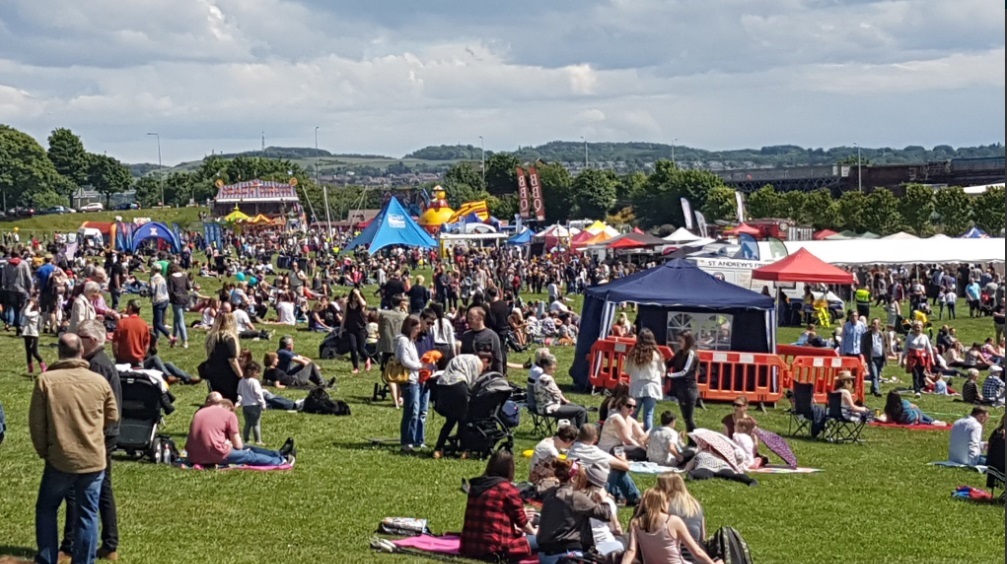 Thousands attended Westfest on Sunday.