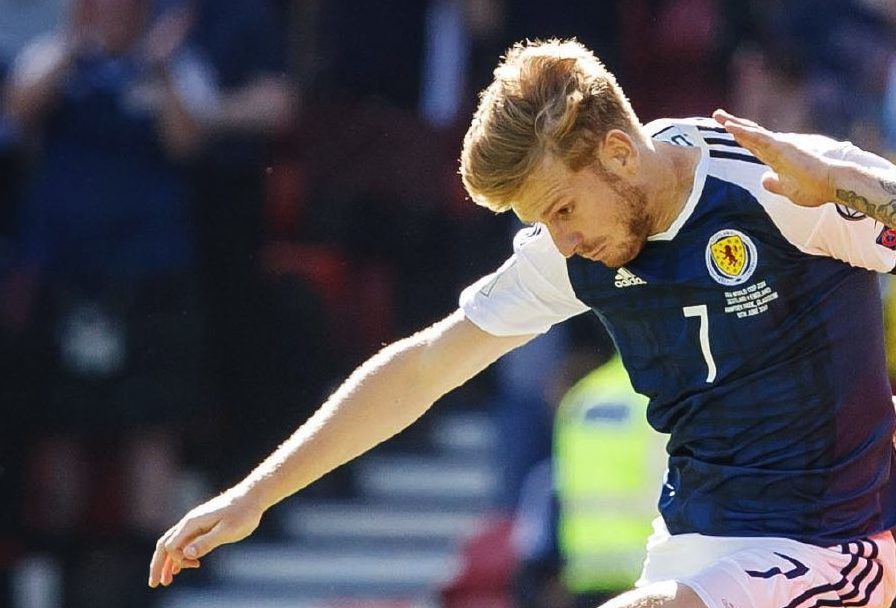 Stuart Armstrong: gave Scotland the lead.