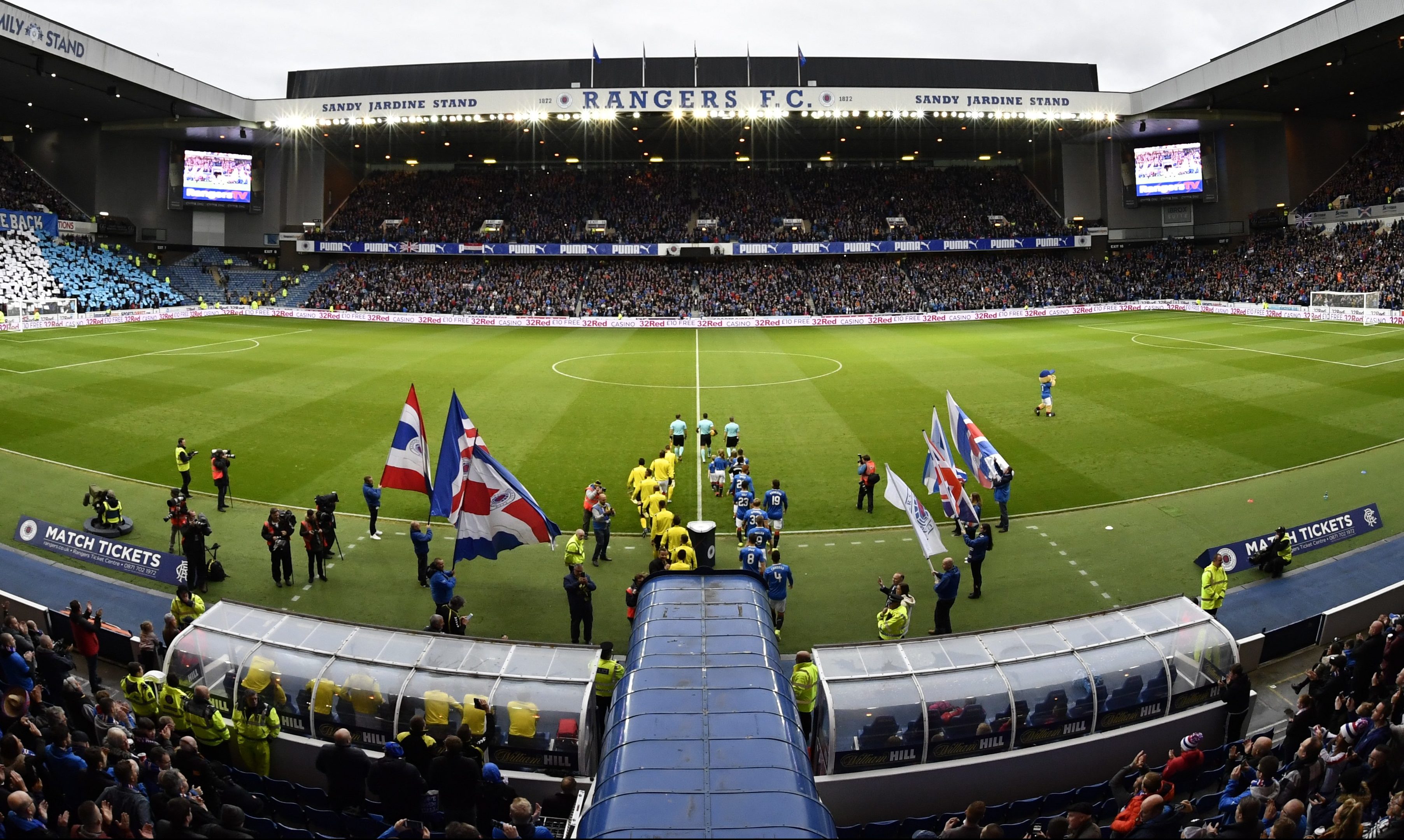 Ibrox stadium.