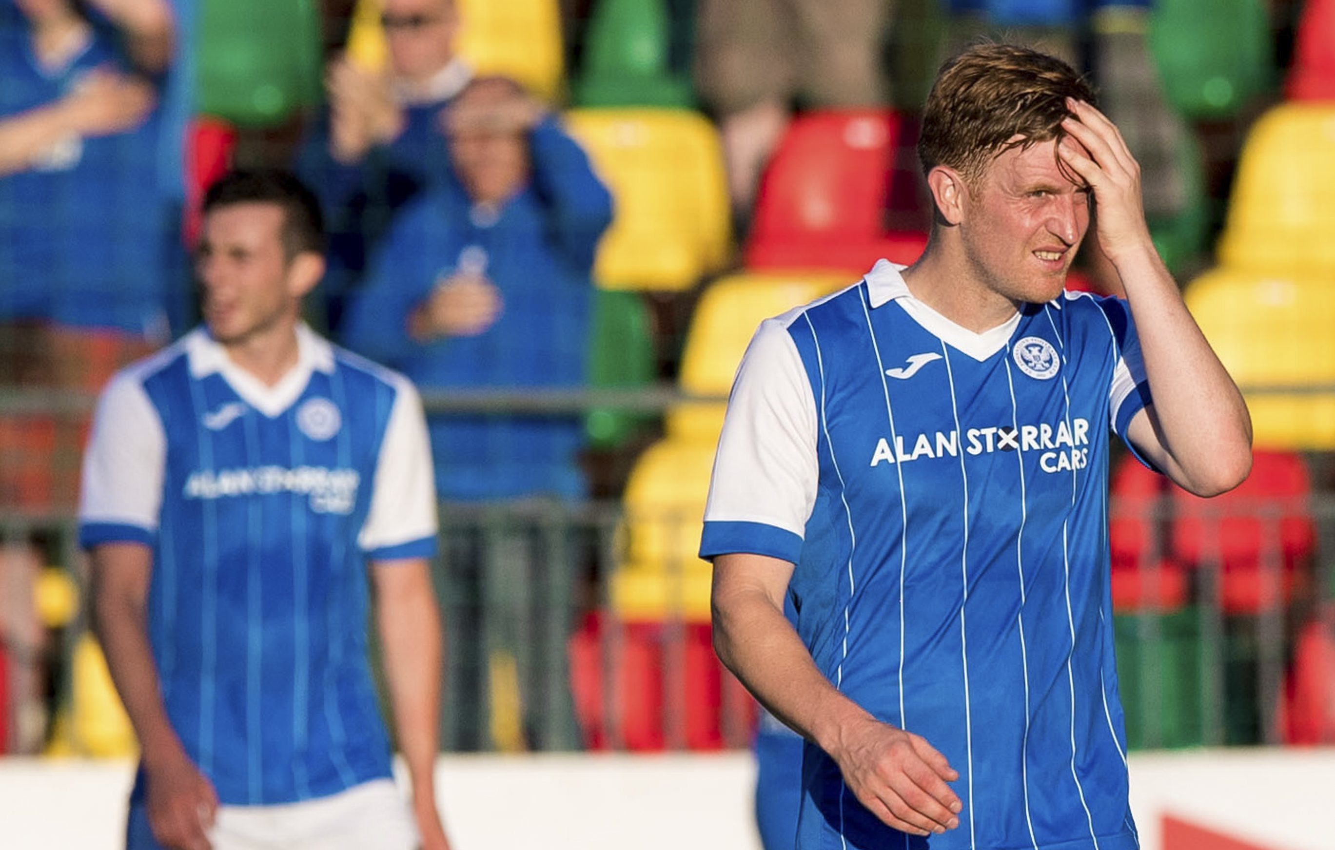 Liam Craig is a dejected man after the game.