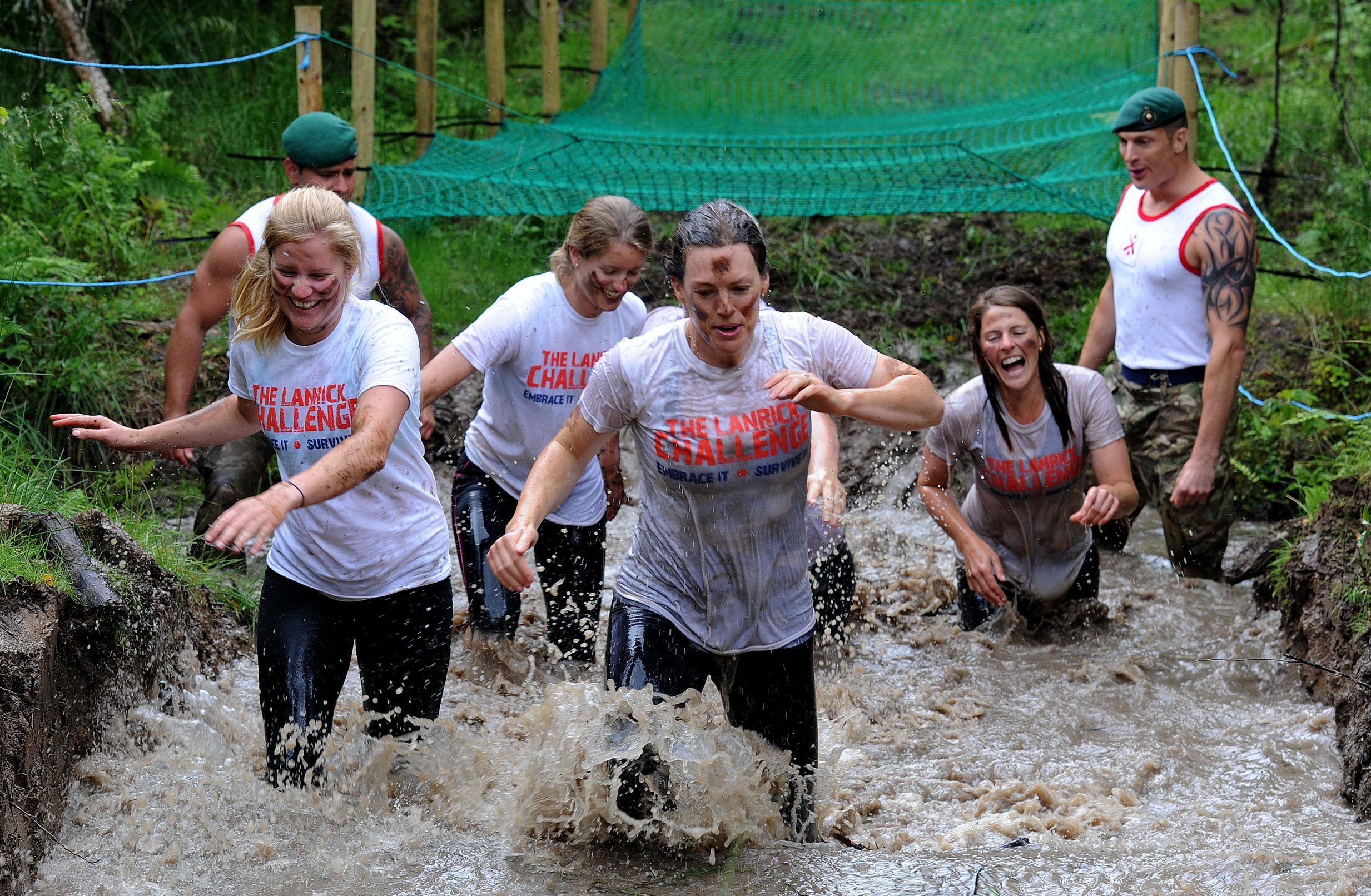 Participants preparing for a previous Lanrick Challenge.