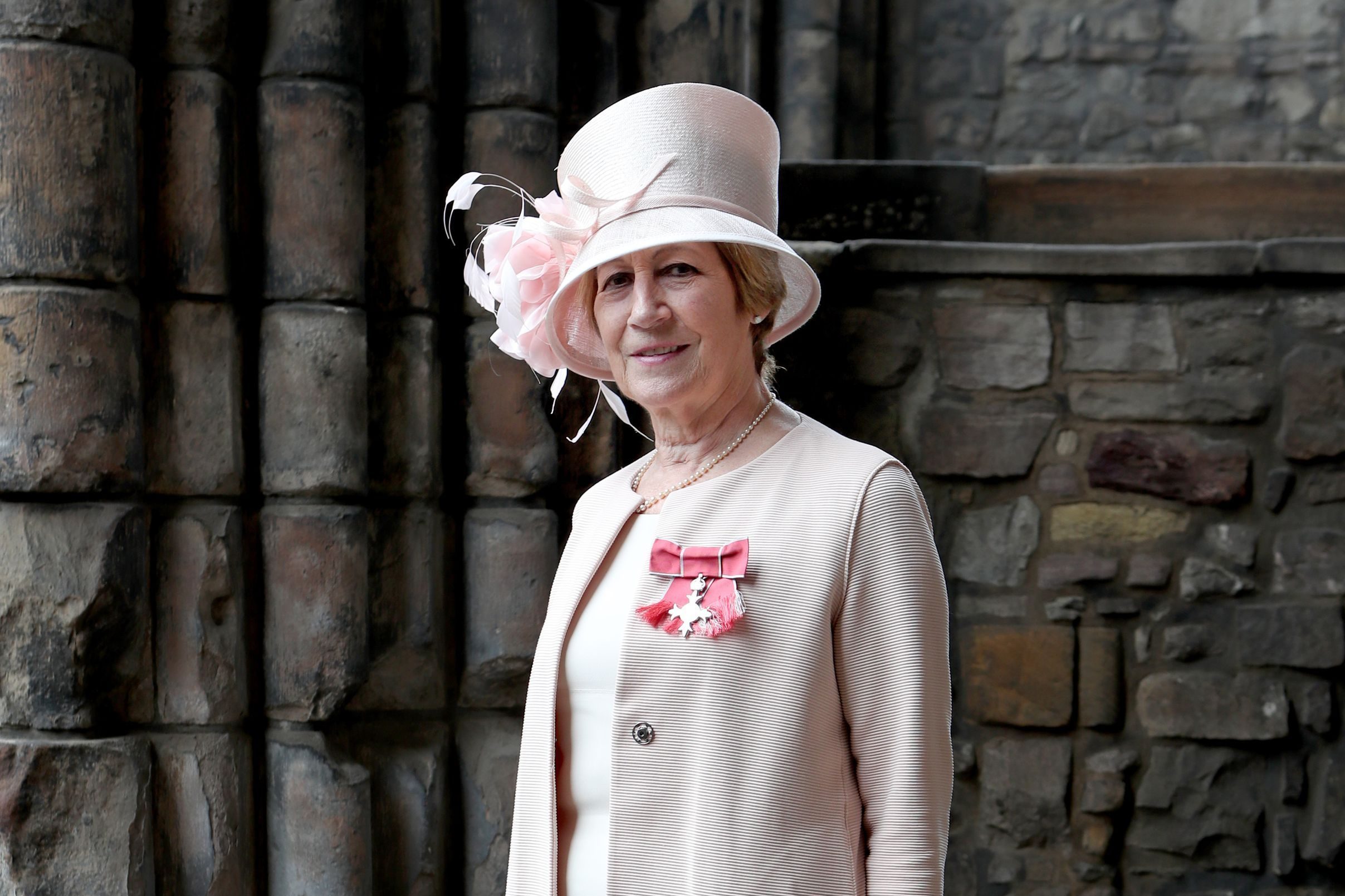 Lady Fraser of Carmyllie after receiving her OBE.