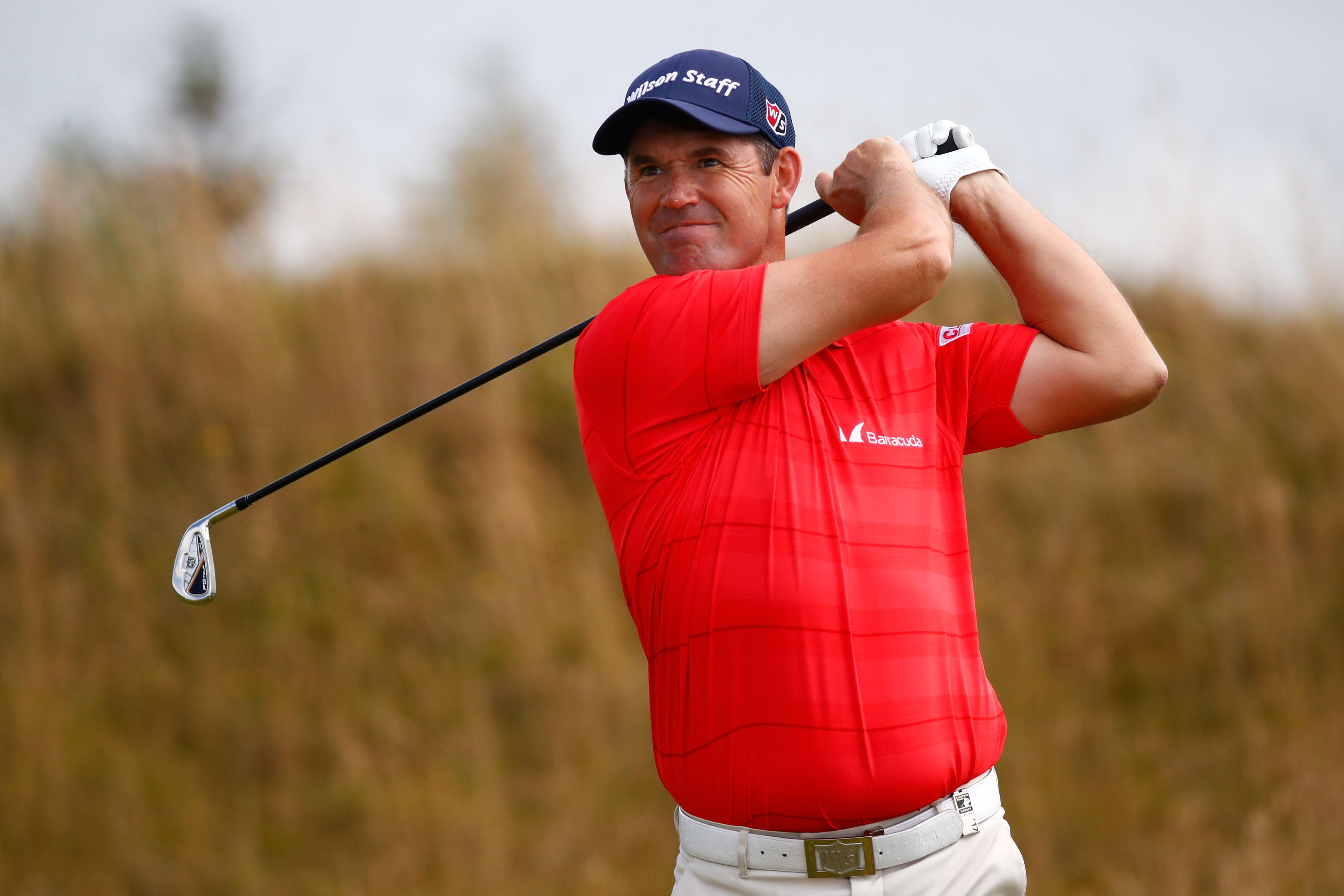 Padraig Harrington believes the Dundonald's 90 per cent of links is better than no links at all.