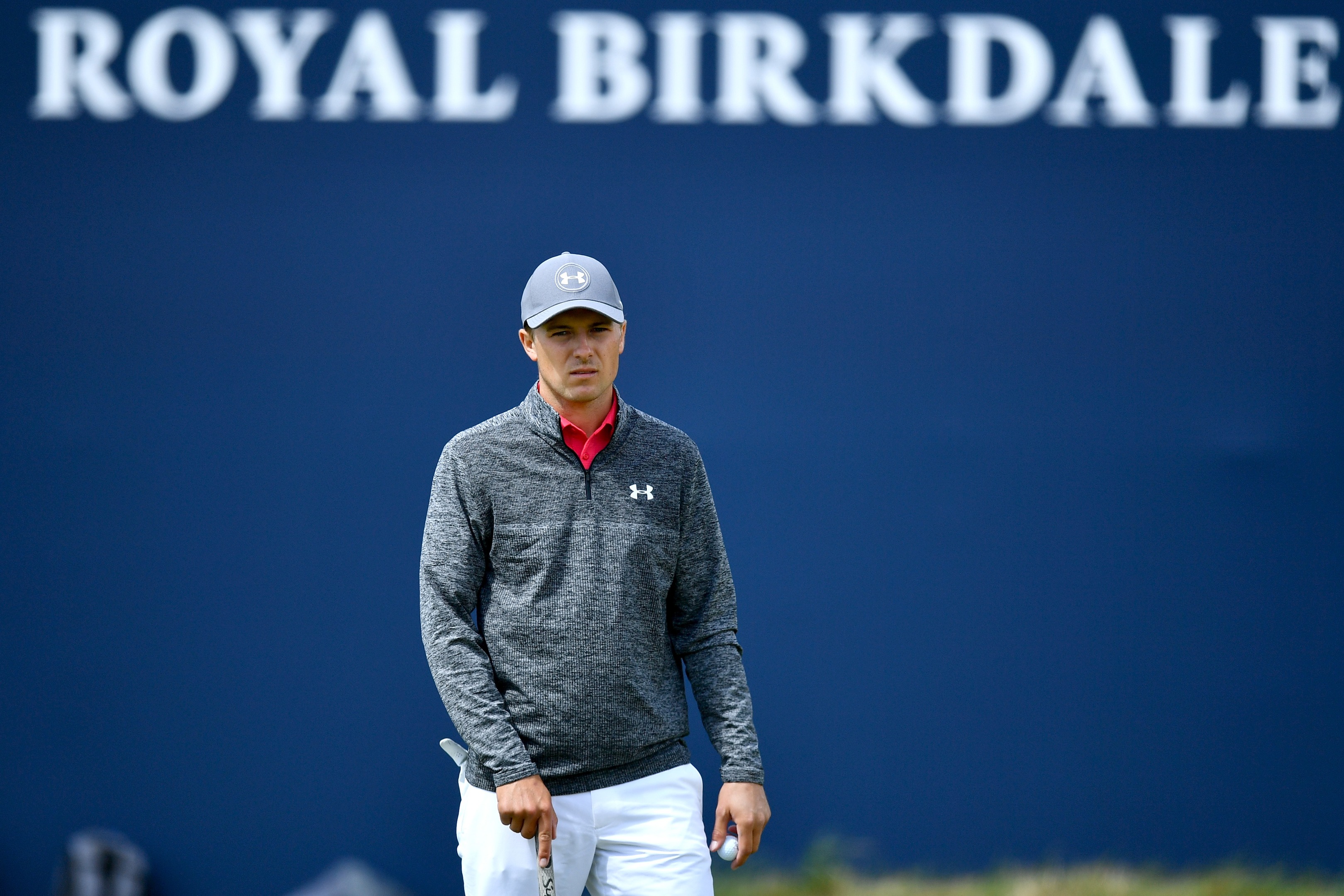 Jordan Spieth shot 65 to be co-leader of the Open at Royal Birkdale.