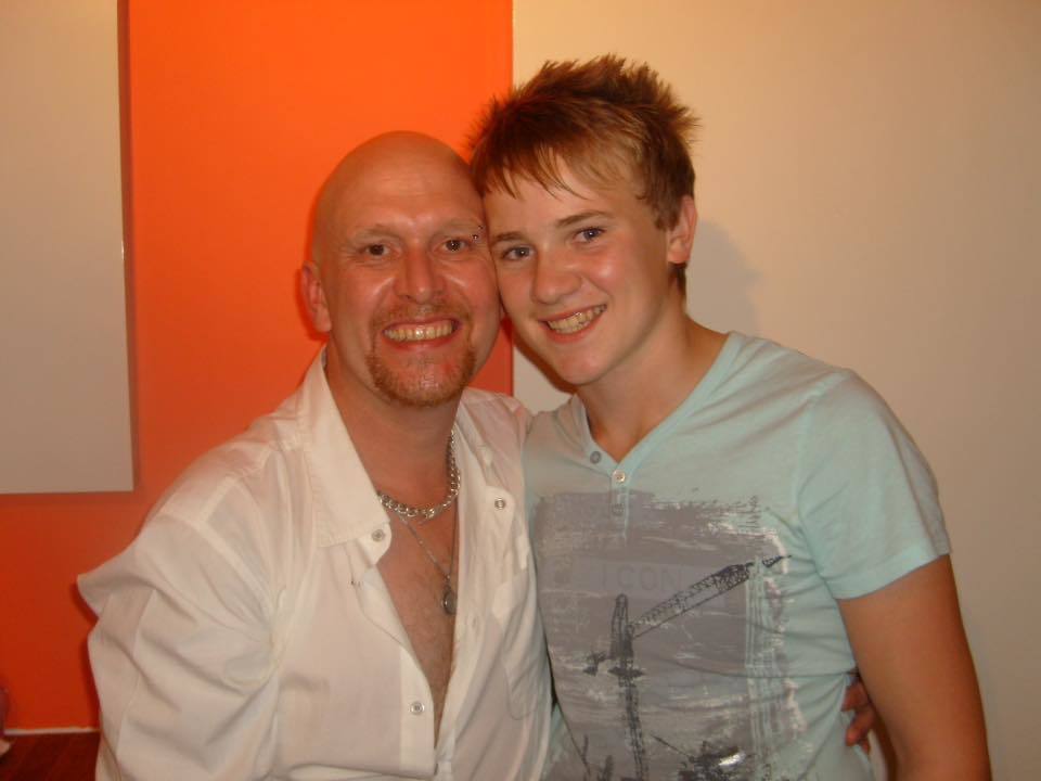 Martin pictured with Corrie several years ago.