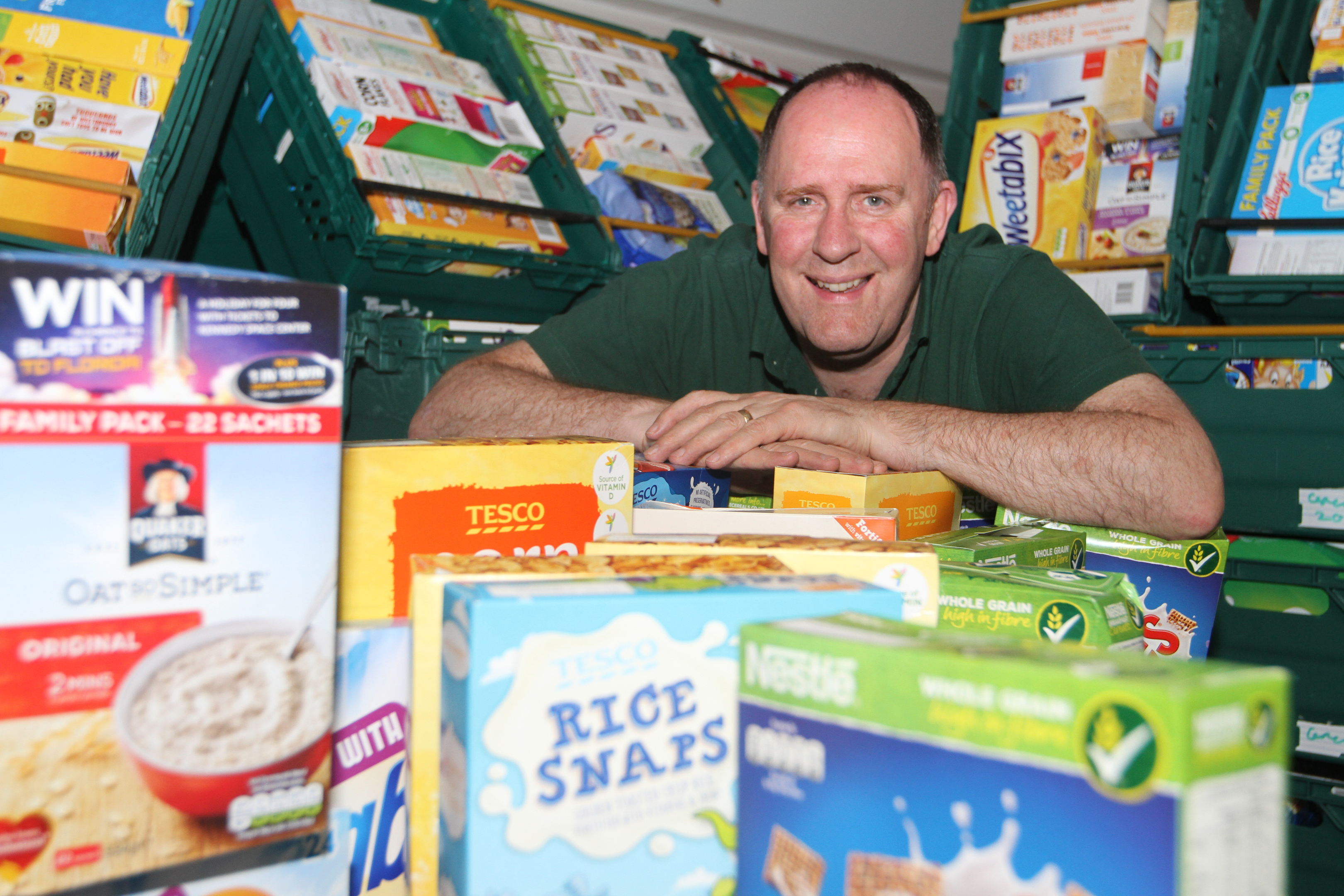 Dundee Foodbank manager Ken Linton.