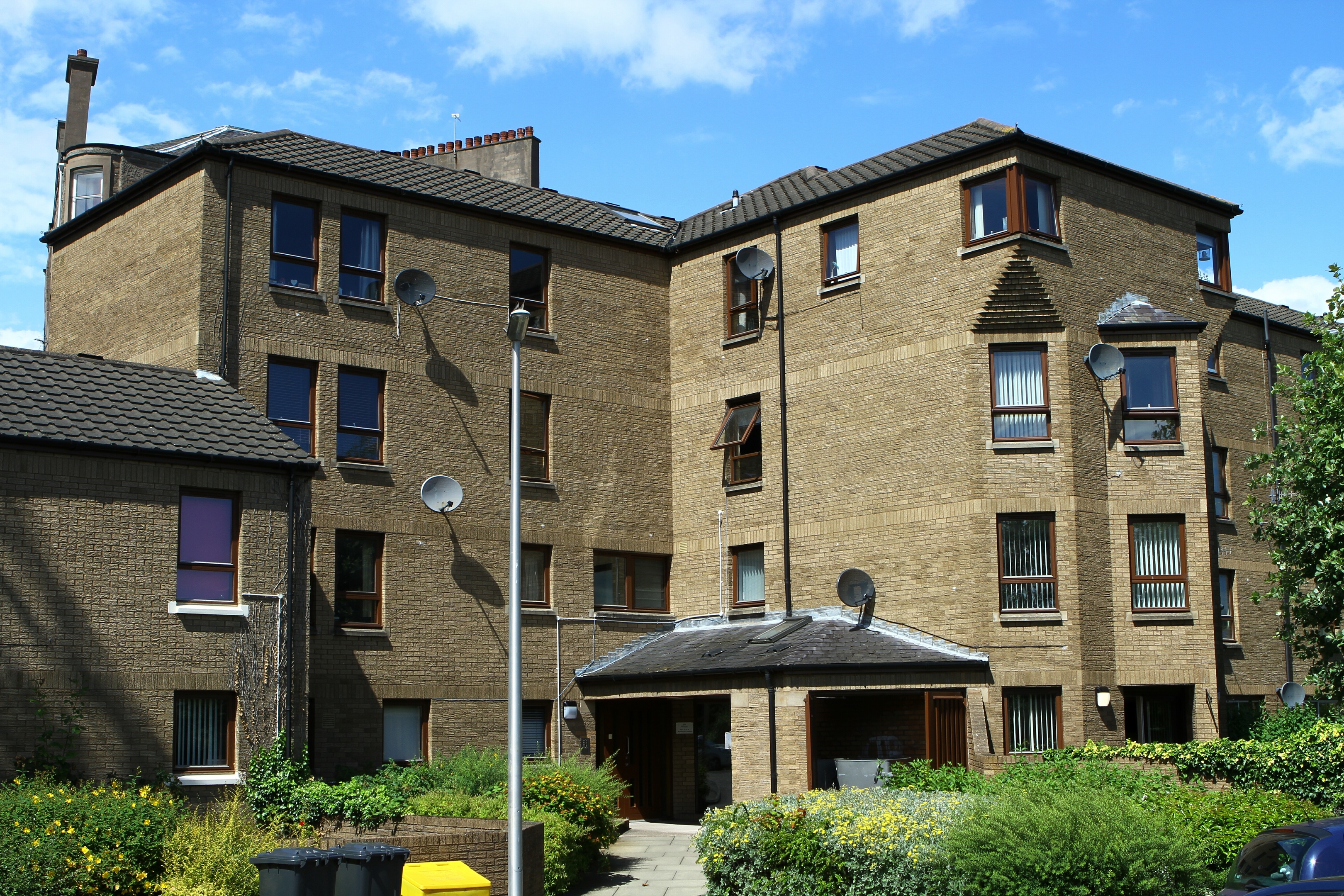 The sheltered housing complex in Martingale Gardens.