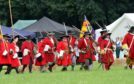 A re-enactment of the battle by the Soldiers of Killiecrankie group.