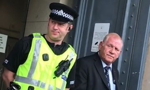 James Reilly leaving court after pleading guilty in June. He has now been jailed.