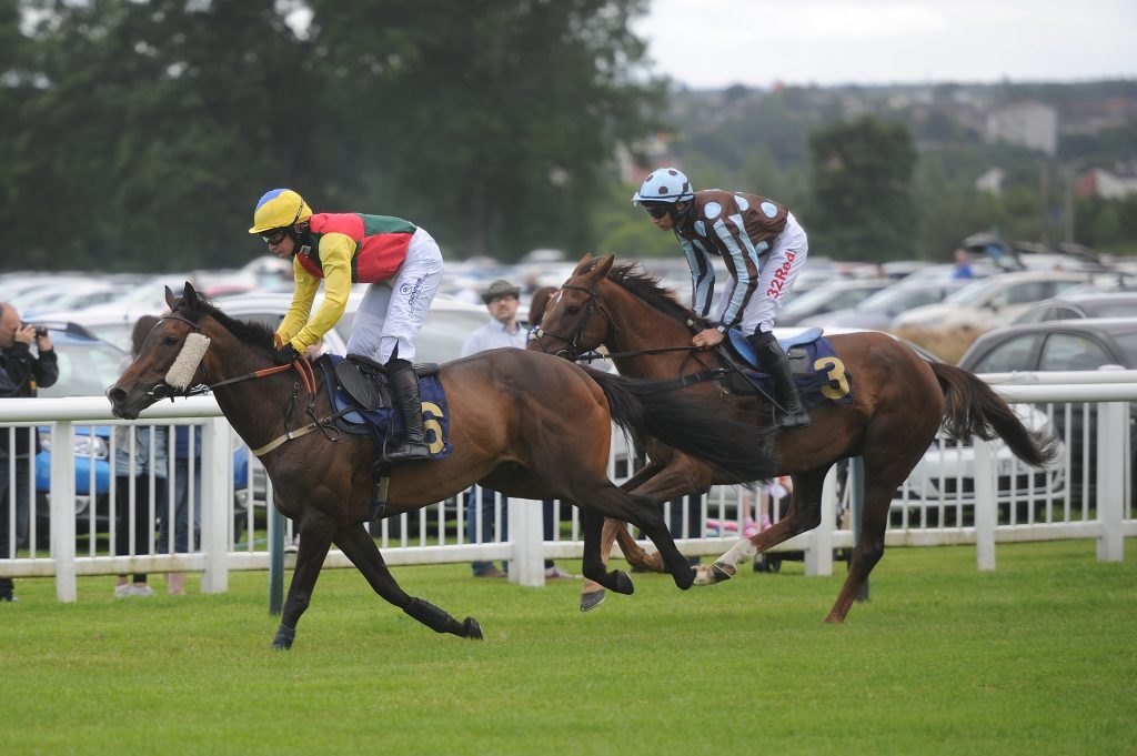 Action from the third race.