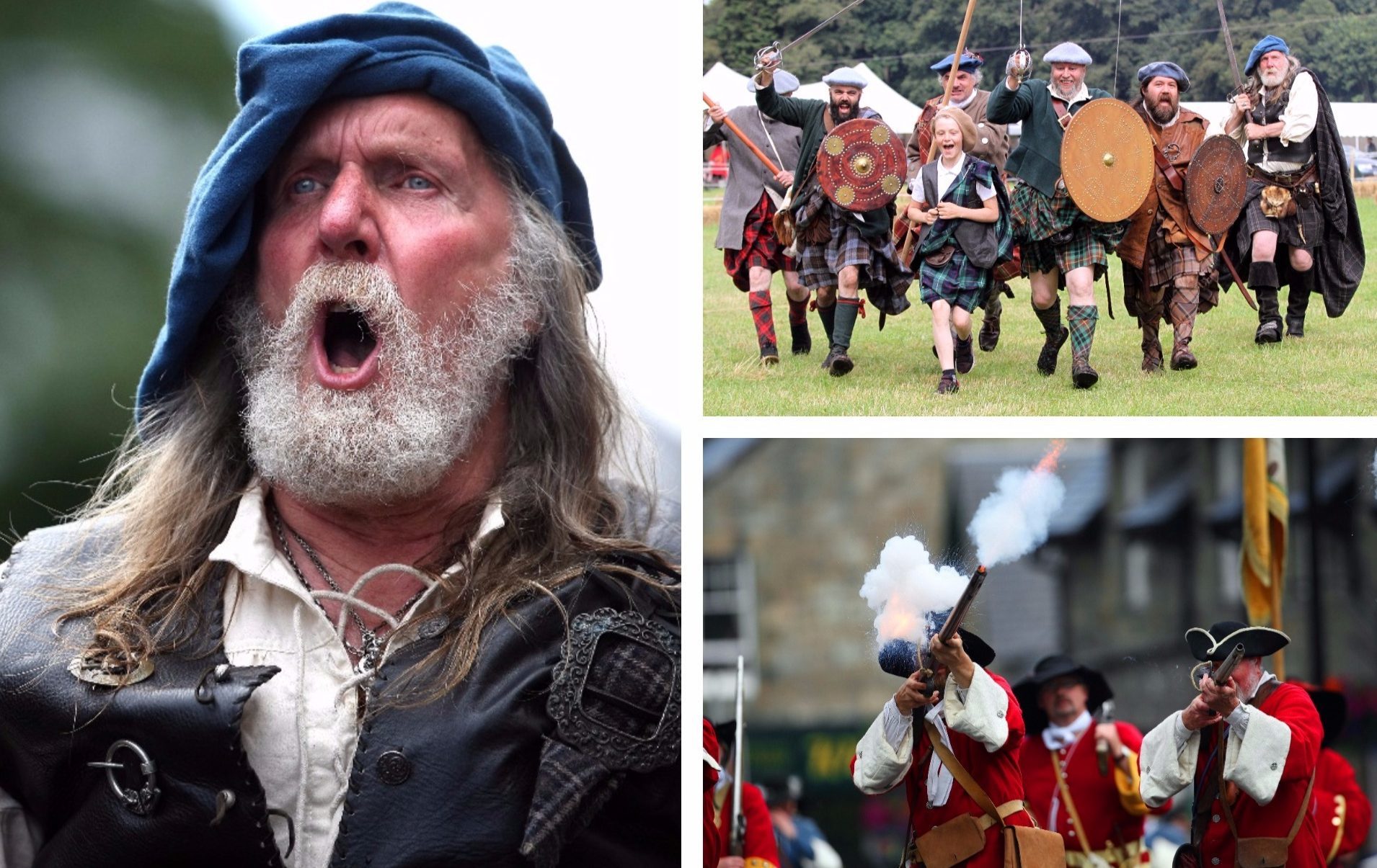 Members of battle re-enactment group, the Soldiers of Killiecrankie, are involved in the consultation.