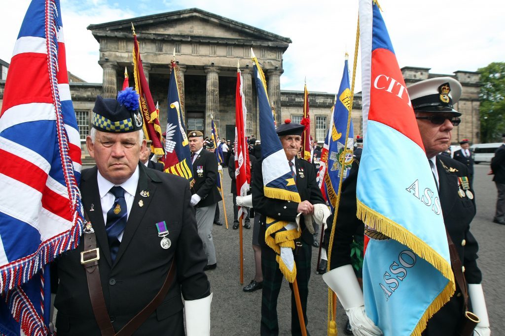 Veterans at the parade.