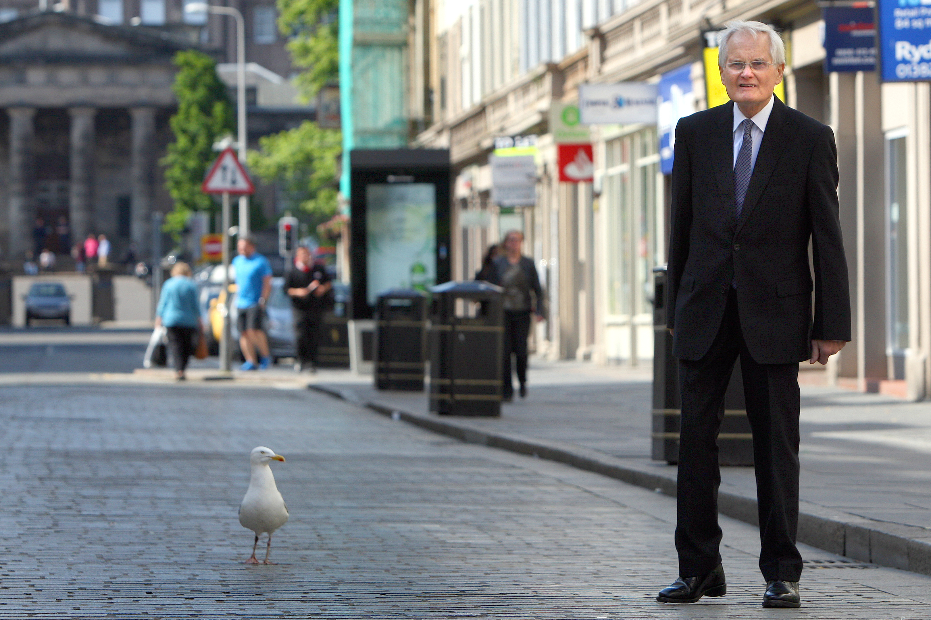 Mr Borthwick has seen an increase in gulls around Dundee.