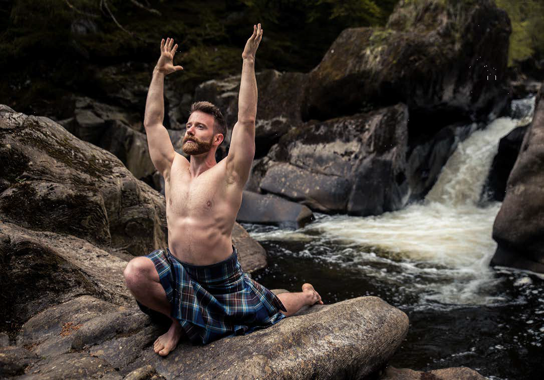 Yoga instructor Finlay Wilson