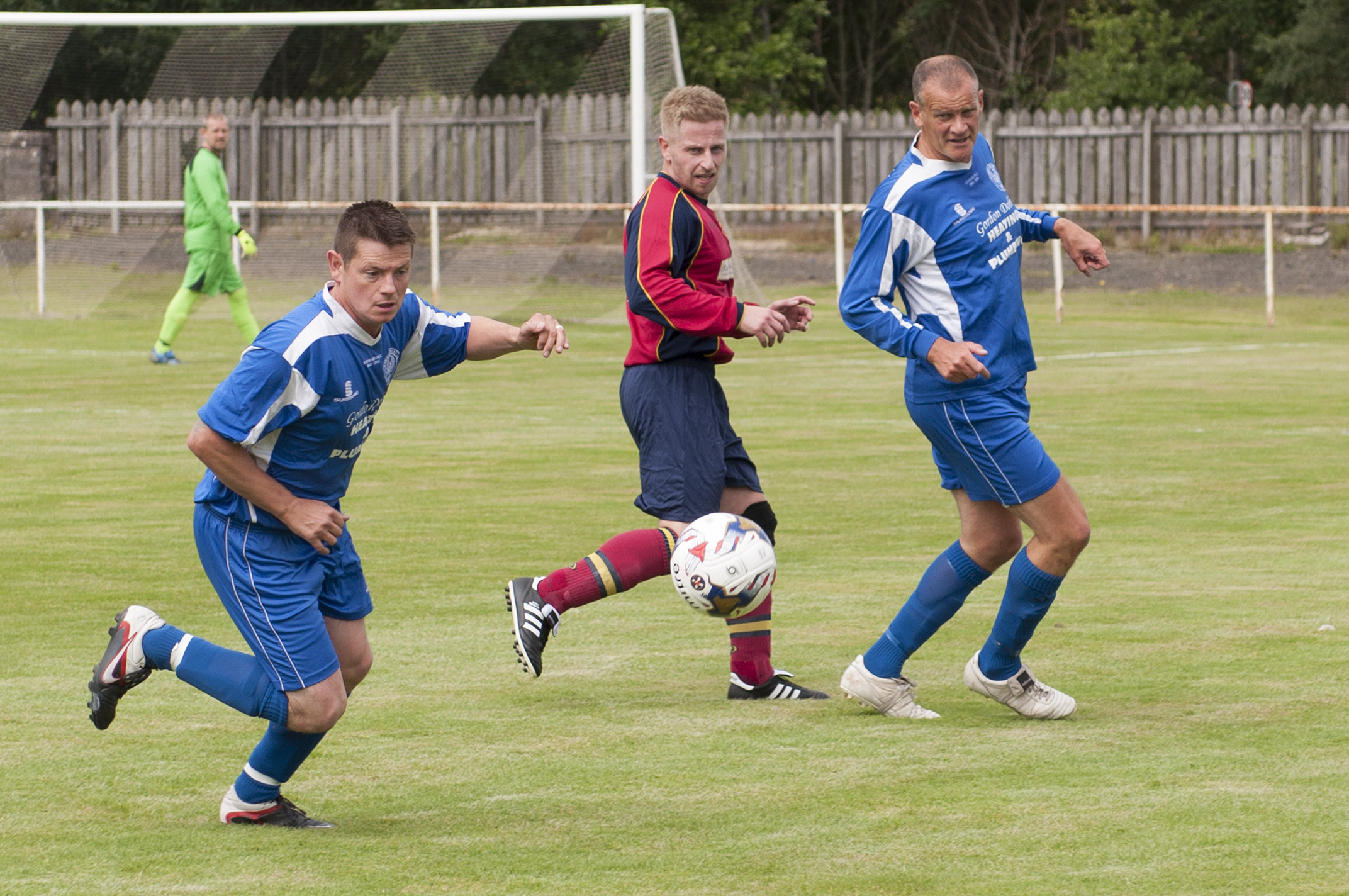 The Kirrie Legends match marked the occasion