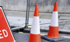 Traffic cones are estimated to cost around £125