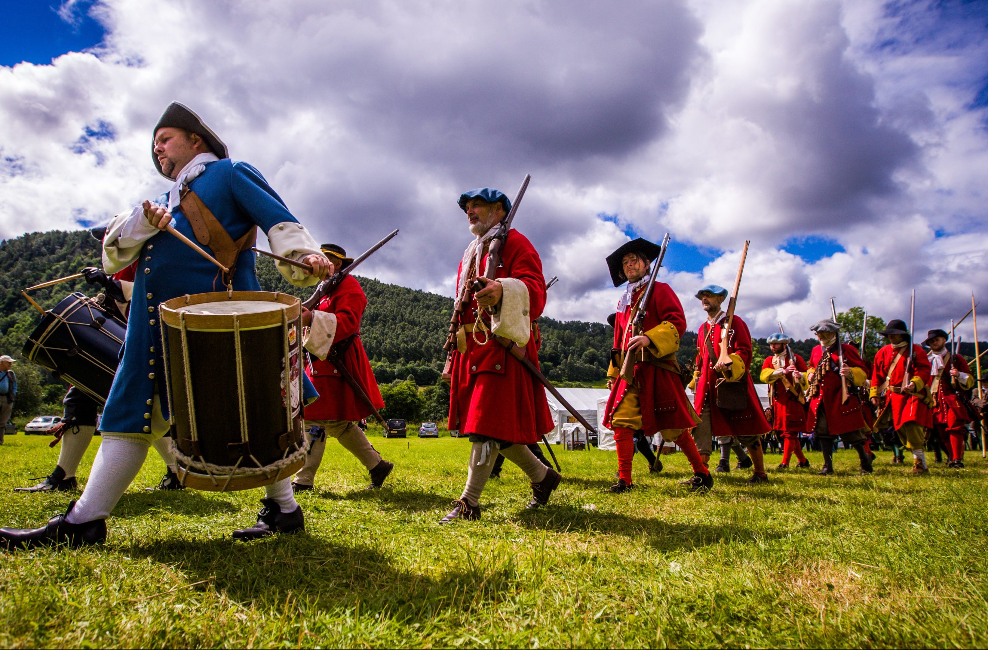 Killiecrankie Battle reenactment.