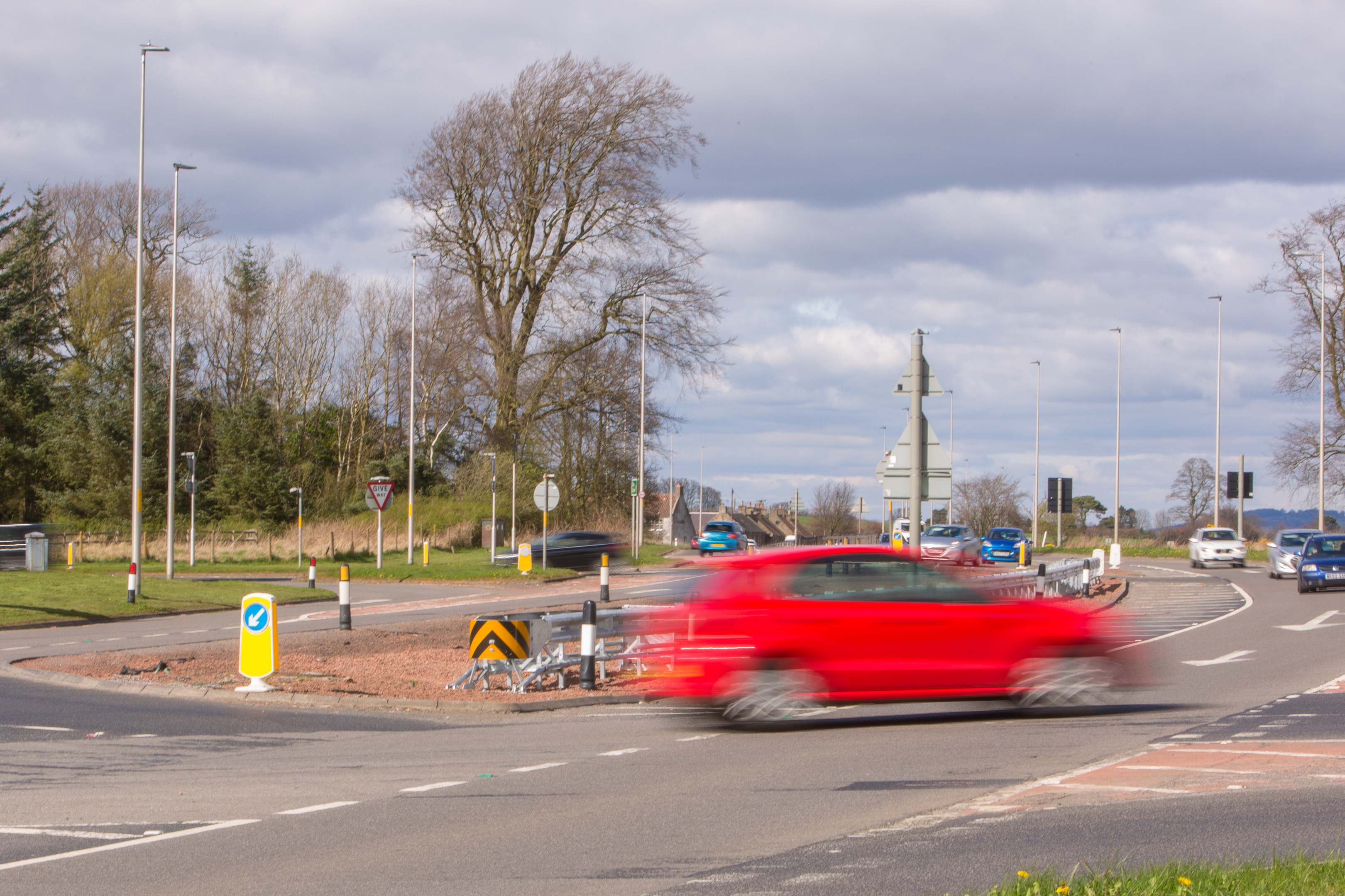 The Balfarg junction at the A92, Glenrothes.