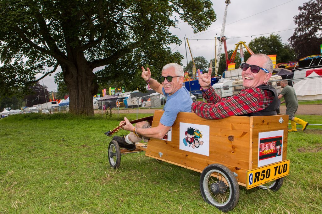 Handmade carts are the business for Frankie Costgrove (59) and Paul Denham (56) from Dundee