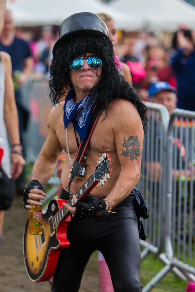 Replica Slash wanders through Rewind Festival.