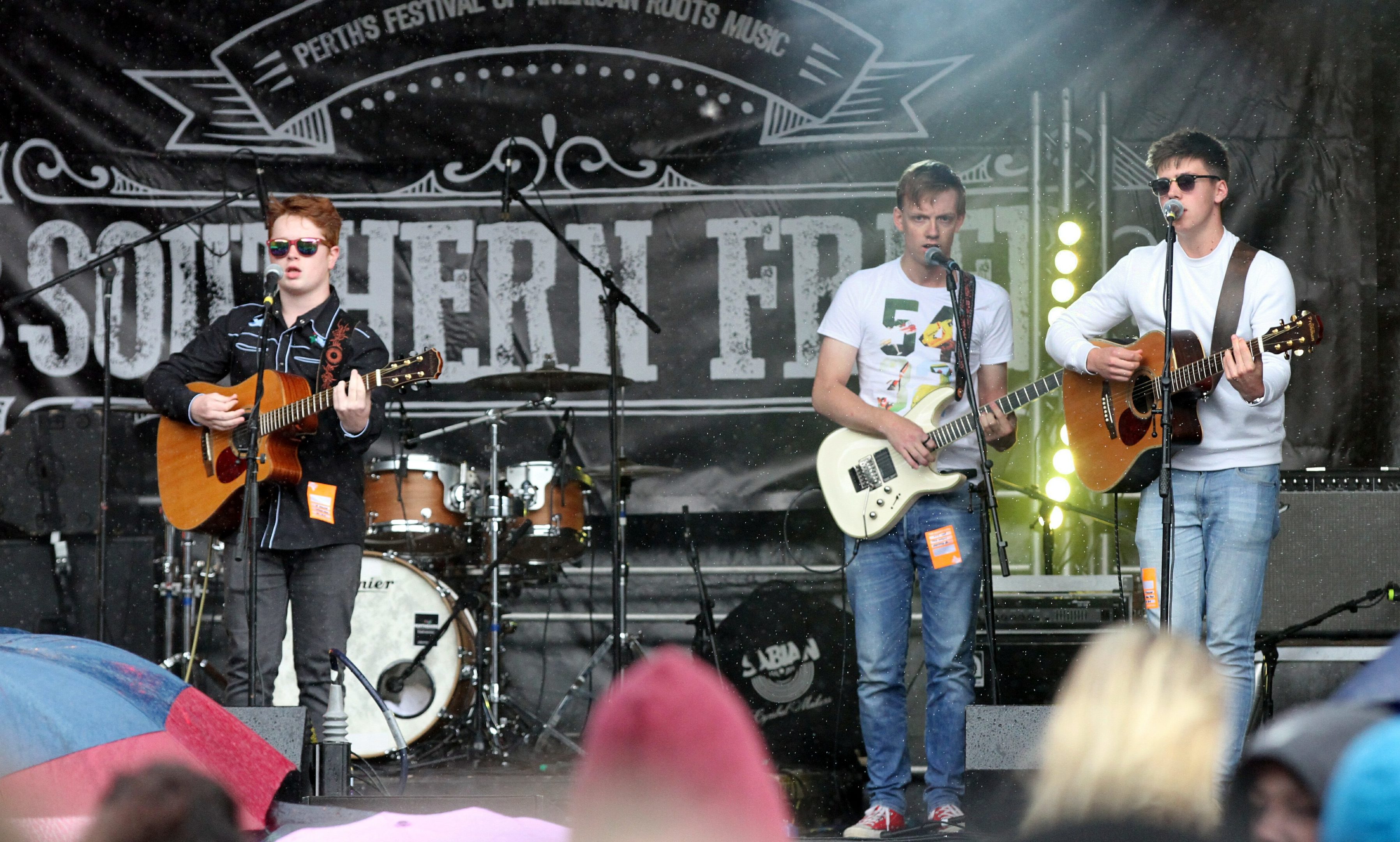 The outdoor stage proved a major draw at the 10th annual Southern Fried Festival