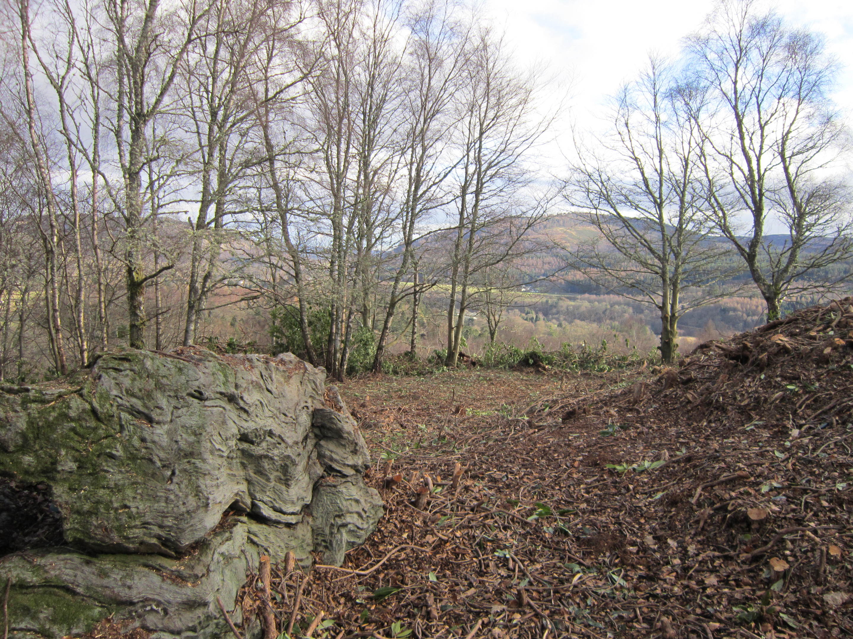 The King's Seat near Dunkeld and the views from the top.