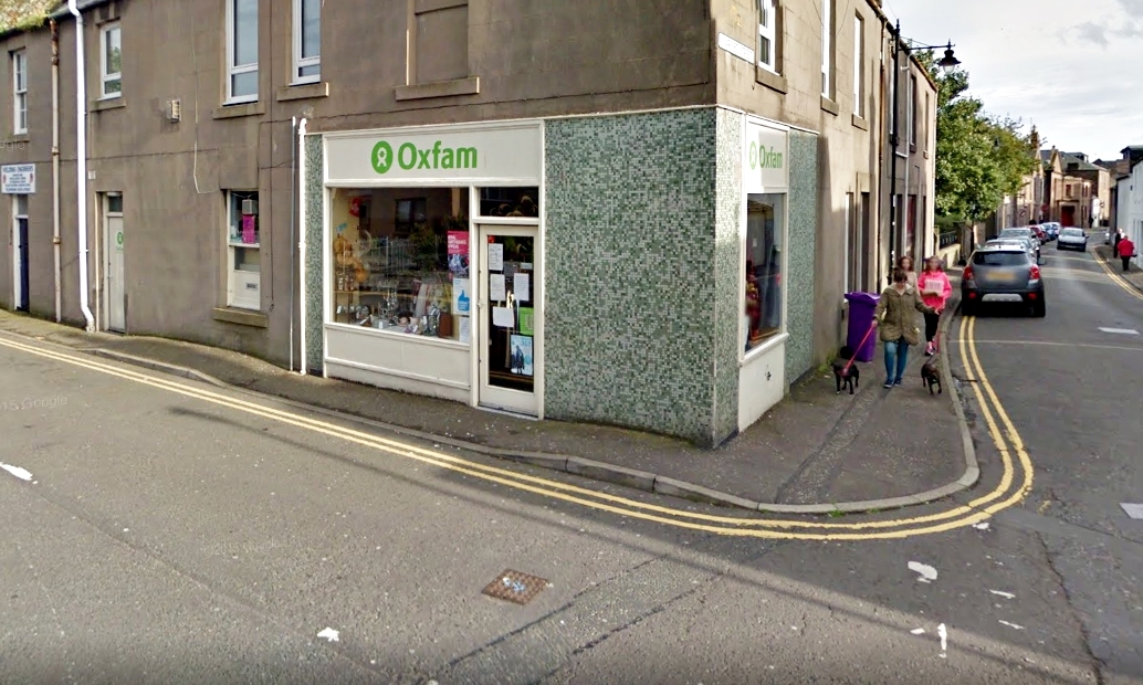 The Oxfam shop in Montrose.