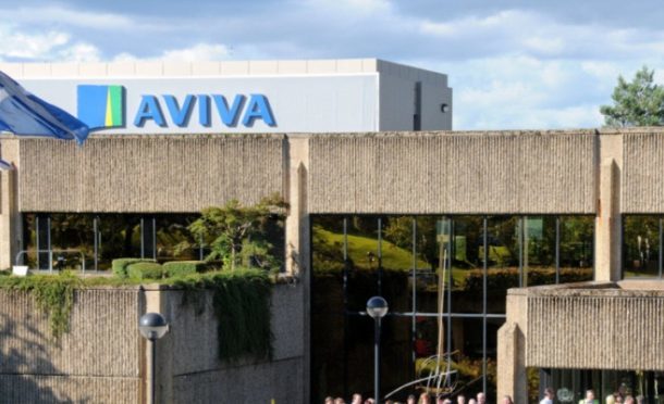 The Aviva offices at Pitheavlis in Perth.