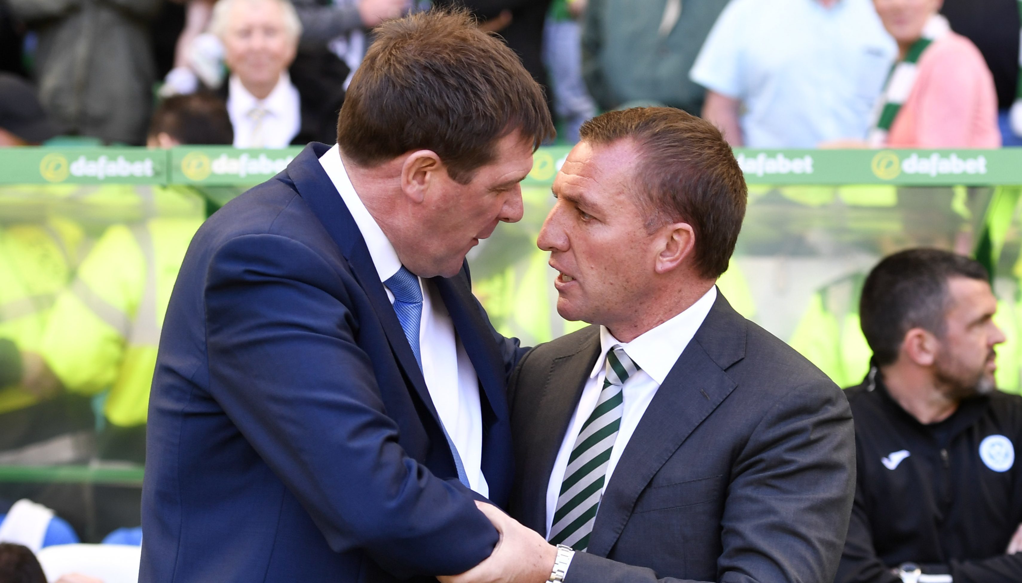 Tommy Wright and Brendan Rodgers.