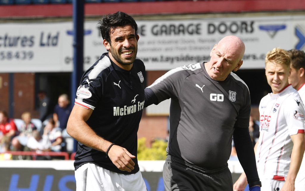 Sofien Moussa has joined Craig Wighton on the sidelines.