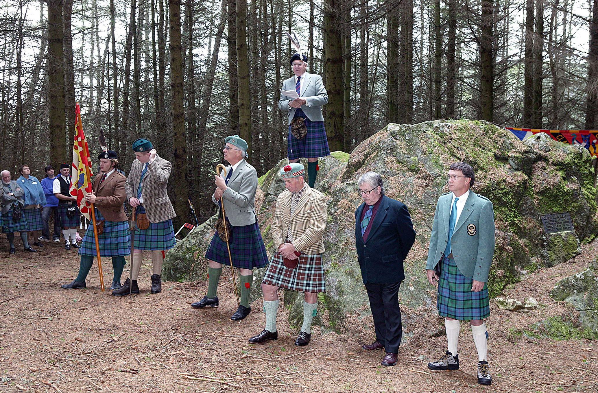 A previous gathering of the Clan MacThomas in Glenshee.