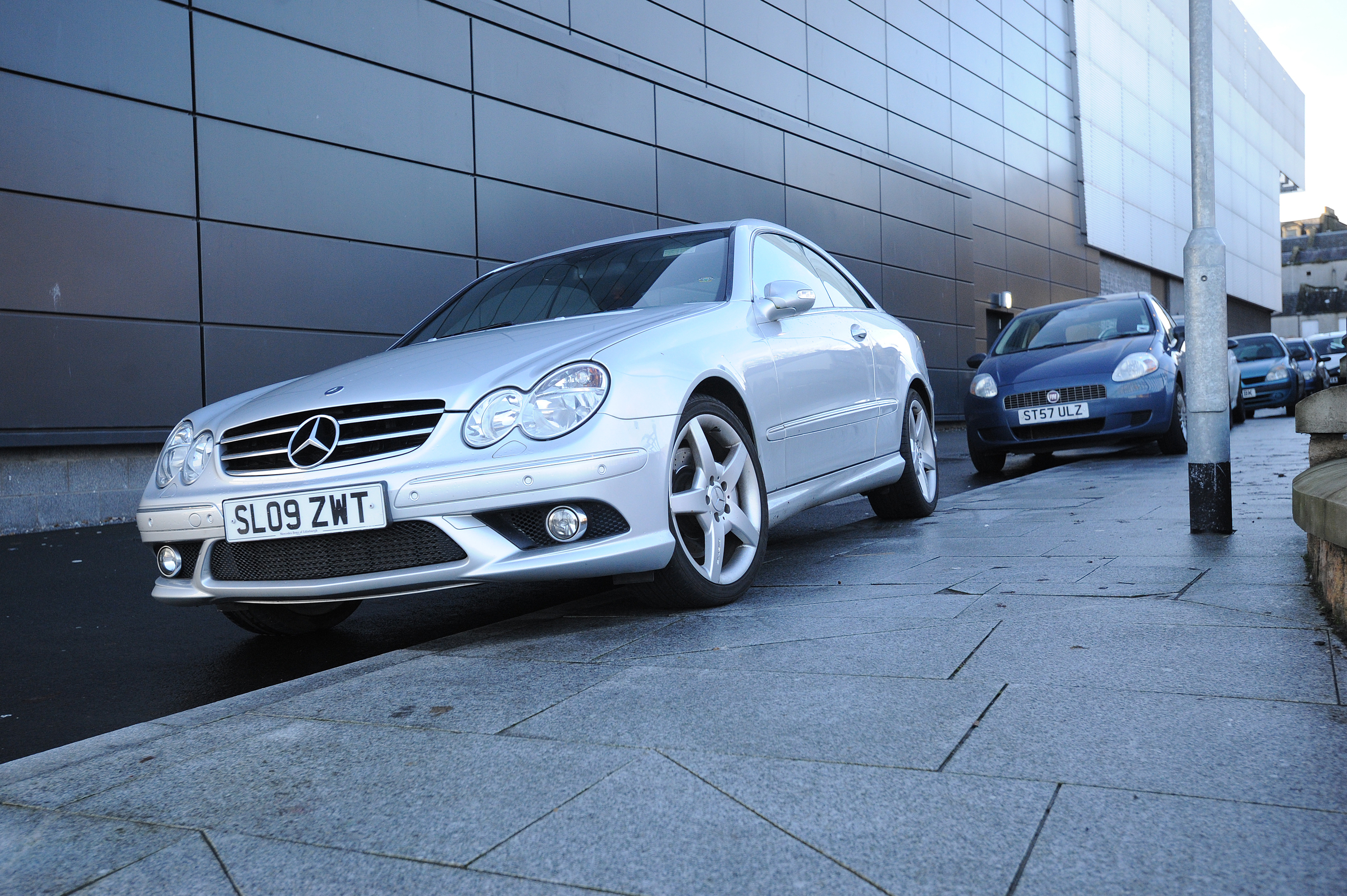 Parking on the pavement can cause issues for visually impaired pedestrians.