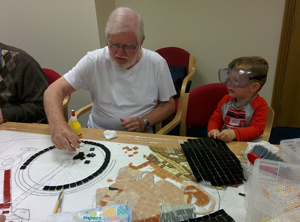 Young and old have been helping with the project.